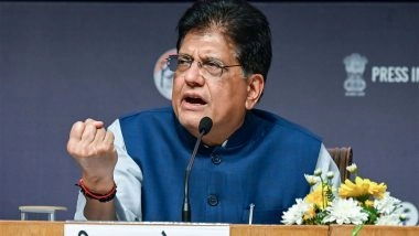 Business News | Piyush Goyal Set for Brussels Visit, to Hold High-level Discussions as India-EU Instensify Efforts for FTA