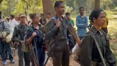 Chhattisgarh: 21 Maoist Cadres, Including 13 Women, Surrender With Weapons in Bastar