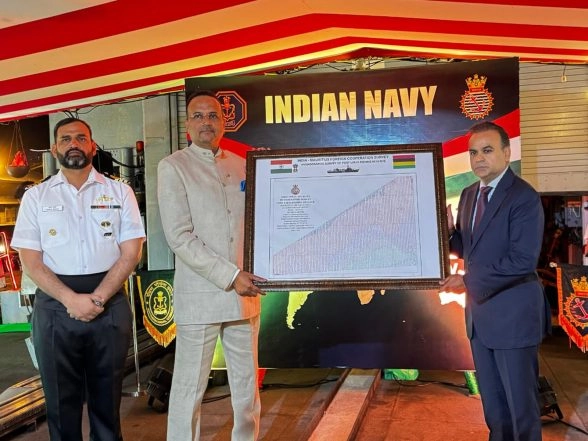 World News | INS Sutlej Completes Hydrographic Survey at Mauritius