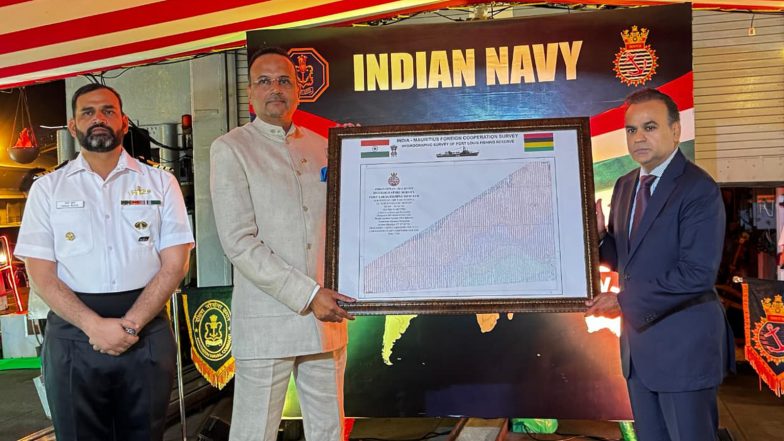 World News | INS Sutlej Completes Hydrographic Survey at Mauritius