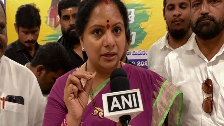 India News | BJP MPs Should Resign to Get BC Reservation Bill Passed: Telangana Jagruthi Chief K Kavitha