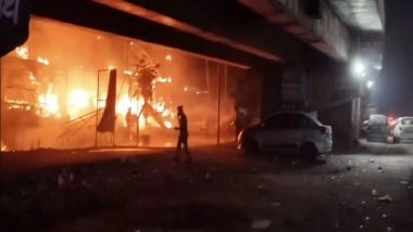India News | Massive Blaze Breaks out in Moradabad Hotel, One Dead