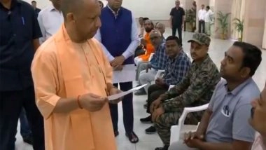 India News | UP CM Yogi Adityanath Holds 'Janta Darshan' at Residence in Lucknow