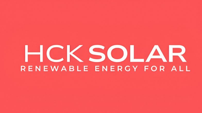 Business News | HCK Solar: The New Speed King of Clean Energy