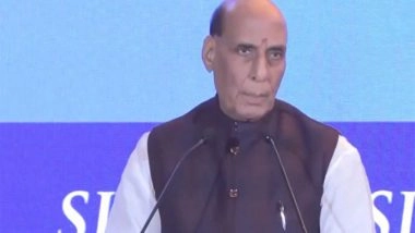 India News | Rajnath Singh Calls for Doubling Private Sector Role in Defence, Stresses Indigenisation Amid Rising Global Uncertainty