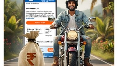 Business News | Bajaj Markets Helping Indians Access Low-Interest Bike Loans Online