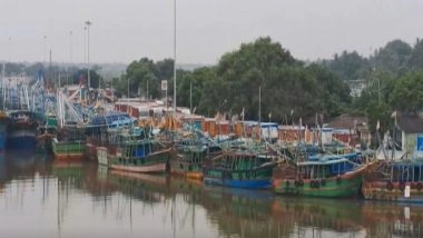 India News | Fishing Boats Stay Anchored in TN, Andhra Coasts as Cyclonic Storm 'Motha' Intensifies