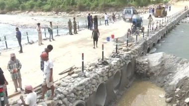 India News | WB: Alternative Hume Pipe Bridge over Balason River Reopens, Restores Mirik-Siliguri Connectivity