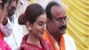 Entertainment News | Bihar: Akshara Singh Celebrates Chhath Puja with Family, Sings Devotional Songs at Ghat