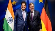Business News | Piyush Goyal Meets German Foreign Affairs Minister in Brussels to Boost India-EU Trade Talks