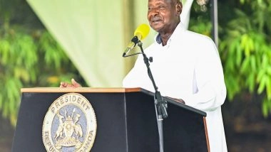 World News | Uganda President Museveni Commends India's Entrepreneurial Spirit at Diwali Dinner