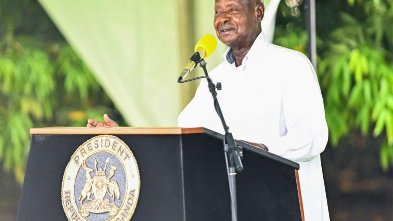 World News | Uganda President Museveni Commends India's Entrepreneurial Spirit at Diwali Dinner