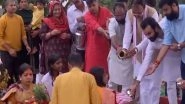 India News | UP Deputy CM Performs Chhath Puja Rituals in Patna