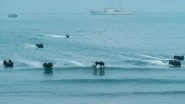 World News | Taiwan Records 10 PLA Aircraft Sorties, 5 PLAN Vessels Operating Around Its Territory