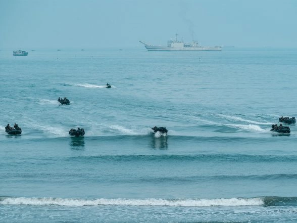 World News | Taiwan Records 10 PLA Aircraft Sorties, 5 PLAN Vessels Operating Around Its Territory