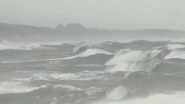 India News | Rough Seas, Strong Winds, Rainfall in Coastal Andhra, Odisha; Cyclone Montha Set to Cross Land This Evening