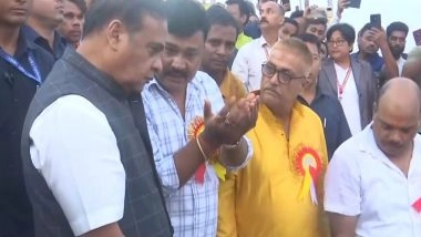 India News | Assam CM Himanta Biswa Sarma Attends Chhath Puja Event in Guwahati