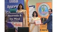 Business News | Vaidya Smita Naram Honoured with Lifetime Achievement Award at Global Ayurveda Conference in the USA