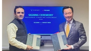 Business News | VinFast India Partners With YES BANK to Deliver Comprehensive EV Financing Solutions