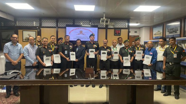 India News | Indian Army Signs Contract to Procure First Indigenously Designed, Manufactured Software Defined Radios