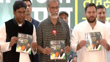 India News | Bihar Polls: Mahagathbandhan Promises Govt Jobs to One Member of Each Family, Rs 2500 Monthly for Women