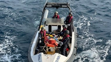 World News | ICG Conducts Long-range Medical Evacuation of Critically Injured Iranian Fisherman in Arabian Sea