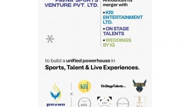 Business News | Pavna Sports Ventures and Kri Entertainment Unite to Create India's First Integrated Sports and Entertainment Powerhouse