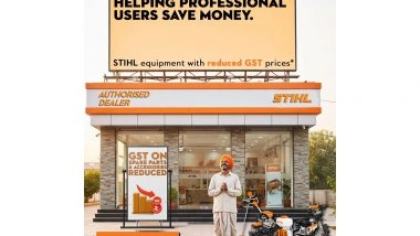 Business News | STIHL India Welcomes GST Rate Cut, Making Advanced Farming Tools More Affordable for Indian Farmers
