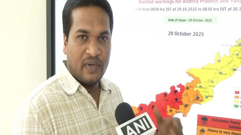 India News | Cyclone 'Montha' Crossed Coast Near Narasapuram Between Machilipatnam and Kakinad: IMD Scientist Dr Karuna Sagar