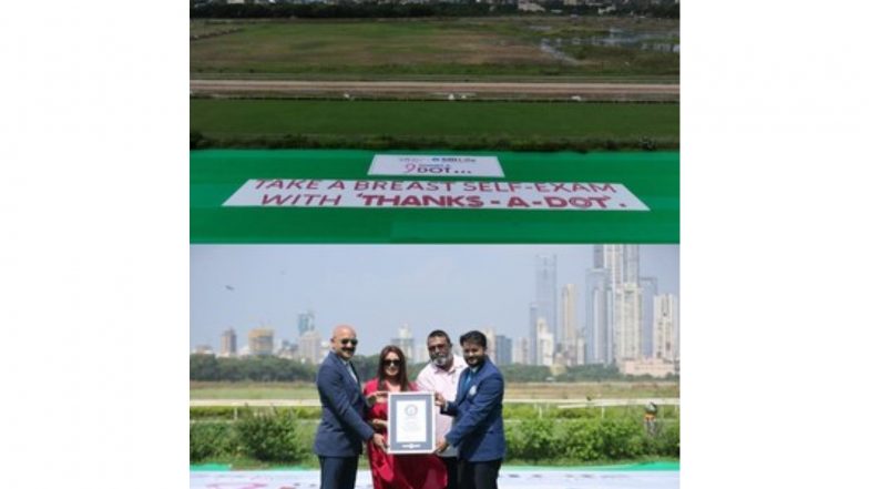 Business News | SBI Life's 'Thanks-A-Dot' Sets a GUINNESS WORLD RECORDS&reg;, Making Breast Health a Living Room Conversation Across Communities