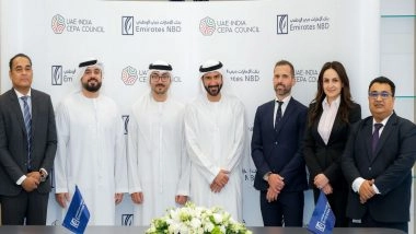 World News | Emirates NBD and UAE-India CEPA Council to Back Indian Start-ups' Global Expansion