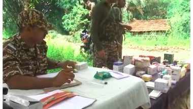 India News | Chhattisgarh: CRPF Conducts Free Medical Camp in Naxal-hit Bijapur