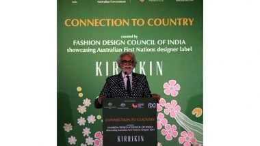 World News | Australia's First Nations Couture Shines on Delhi Runway