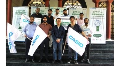 Business News | Casio India's 'Recycle Responsibly' Campaign Engages Over 2 Million, Recycles 5.4 Tonnes of E-Waste in Delhi-NCR