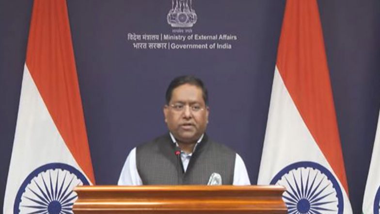 World News |   Quad Leaders' Summit is Scheduled Through Diplomatic Consultations Among Four Partners: MEA