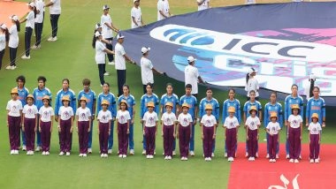 Sports News | Women's CWC: India, Australia Players Wear Black Armbands to Pay Tributes to Teen Cricketer Ben Austin