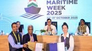 Business News | Rs 1.5 Lakh Crore Investments Sealed at IMW 2025 as 23 MoUs Signed in Maritime Sector