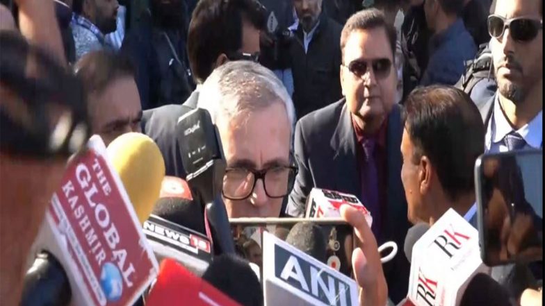 India News | Should Be Done Through Courts: J-K CM Omar Abdullah on Teacher Terminations
