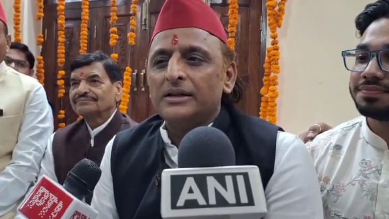 India News | Akhilesh Yadav Says Nitish Kumar Made CM Only for Elections, Backs Tejashwi Yadav