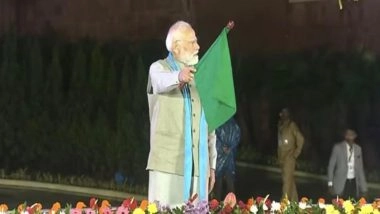 India News | Gujarat: PM Modi Inaugurates Rs 1,220 Crore Developmental Projects at Statue of Unity