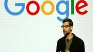 Business News | Google CEO Sundar Pichai Expresses Enthusiasm over AI Deal with Reliance, Highlights Benefits for Jio Users