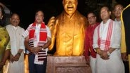 India News | Assam CM Sarma Unveils Statue of Bhupen Hazarika, Inaugurates Newly Constructed 'Gaurav Path' in North Lakhimpur