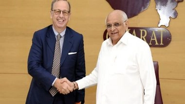 India News | Italy's Envoy Antonio Bartoli Pays Courtesy Visit to Gujarat CM Bhupendra Patel in Gandhinagar
