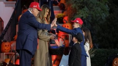 World News | US President Donald Trump, First Lady Melania Celebrate Halloween at White House