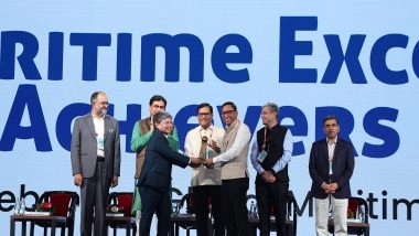 Business News | Deendayal Port Authority Kandla Bags Multiple 'Maritime Excellence Achievers Awards' at India Maritime Week 2025