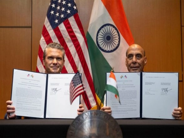 Rajnath Singh, US Secretary of War Pete Hegseth Sign Landmark 10-Year Defence Framework in Malaysia’s Kuala Lumpur (See Pics)