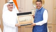 World News | Maharashtra, Abu Dhabi Ports Group Ink USD 2 Billion MoU to Boost Maritime Growth