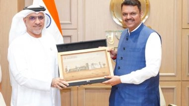 World News | Maharashtra, Abu Dhabi Ports Group Ink USD 2 Billion MoU to Boost Maritime Growth