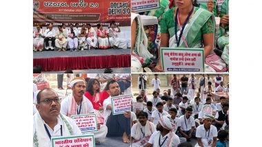 India News | Ho Community Members Gather in Delhi's Jantar Mantar, Demand Constitutional Recognition of Language