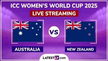 Australia Women vs New Zealand Women Free Live Streaming Online of ICC Women's Cricket World Cup 2025: How To Watch AUS-W vs NZ-W CWC Match Free Live Telecast in India?